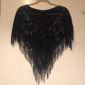 Lace Shoulder Coverup